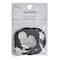 Black Hair Ties with 17.7mm Circle Blanks, 6ct. by Bead Landing™